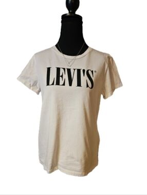 Levi's Women's Medium White Graphic Tee